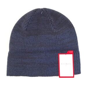 CLUB ROOM Beanie Hat Blue NWT Space Dyed Hat One Size Men’s